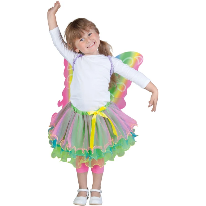 Kostüm - Regenbogenfee - Für Kinder - 2-teilig 1 Kostüm - Regenbogenfee - Für Kinder - 2-teilig