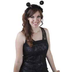 Haarreif - Discokugeln - Schwarz