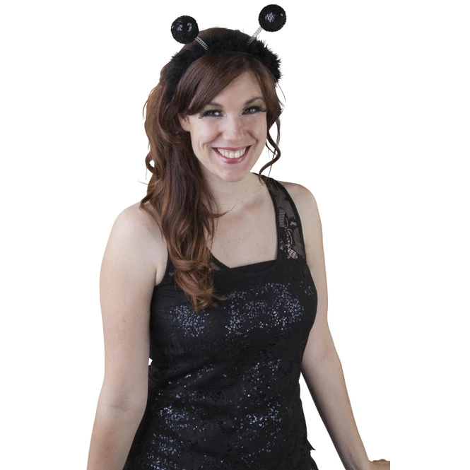 Haarreif - Discokugeln - Schwarz 1 Haarreif - Discokugeln - Schwarz