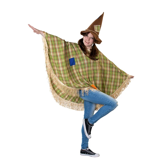 Kostüm - Poncho Vogelscheuche - Für Erwachsene - Einheitsgröße 1 Kostüm - Poncho Vogelscheuche - Für Erwachsene - Einheitsgröße