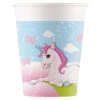 Procos 8 Becher - Einhorn - Ca. 200 Ml