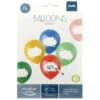 Luftballon-Set - Zum Beschriften - Bunt - Ø= Ca. 33 Cm - 6 Stück