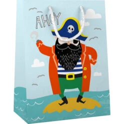 Geschenktasche - AHOY Pirat - Größe M