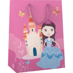 Geschenktasche - Prinzessin Mit Schloss - Größe M