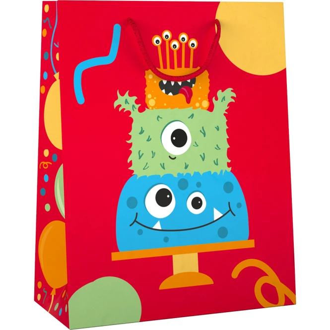 Geschenktasche - Monster-Torte - Größe L 1 Geschenktasche - Monster-Torte - Größe L