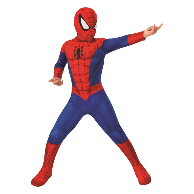 Spiderman - Kostüm Für Kinder - Größe 110/116 - Rot/blau 1 Spiderman - Kostüm Für Kinder - Größe 110/116 - Rot/blau