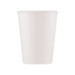 Procos 10 Becher - Weiß - Ca. 200 Ml - Kompostierbar