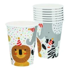 Boland 8 Partybecher - Safari - Ca. 210 Ml -Party Fest Deutschland Verkaufs-Shop 247434 8712026502117 boland 8 papierbecher safari 21cl 01 02