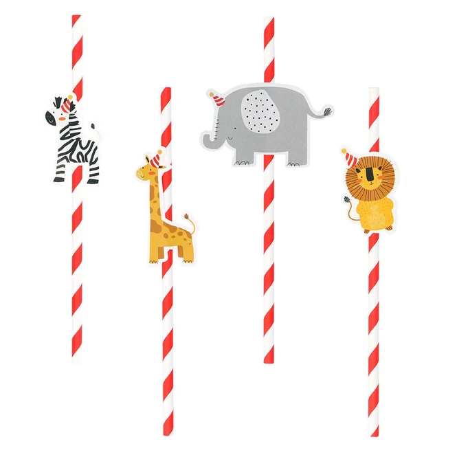 Boland 6 Trinkhalme - Safari - 20 Cm 4 Boland 6 Trinkhalme - Safari - 20 Cm – Bild 4