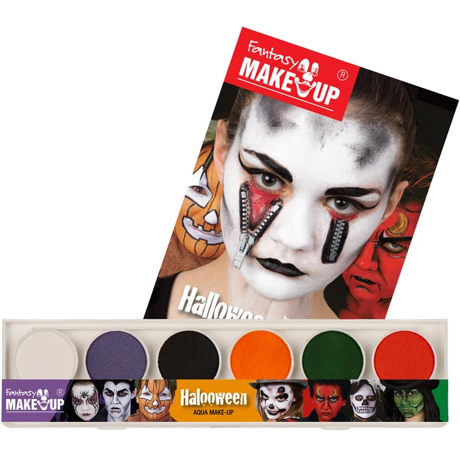 Schminkset - Fantasy Make-Up - 6-teilig - Halloween 1 Schminkset - Fantasy Make-Up - 6-teilig - Halloween