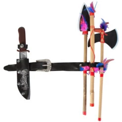 Indianergürtel Schwarz 0,95 Cm Lang