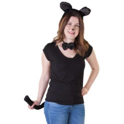 Kostümset - Maus, 3-teilig, Für Erwachsene, Für Fasching Oder Halloween