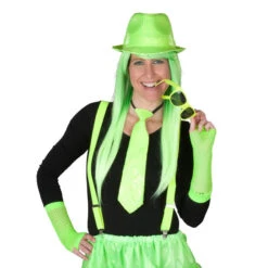 Langhaarperücke Für Erwachsene - Grün