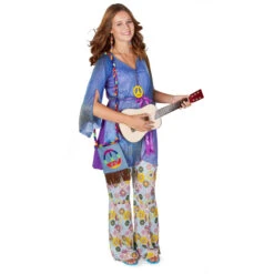 Kostüm - Hippie Lady - Für Erwachsene - 2-teilig