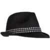 Faschingshut - Fedora - Für Erwachsene - Schwarz