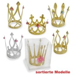 Prinzessinnen-Krone - 1 Stück -Party Fest Deutschland Verkaufs-Shop 61954