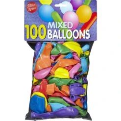 Luftballons - Verschiedene Farben, Formen Und Größen - 100 Stück