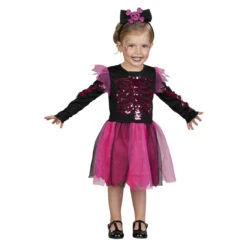 Kostüm - Skelettmädchen - Für Kinder - 2-teilig - Verschiedene Größen