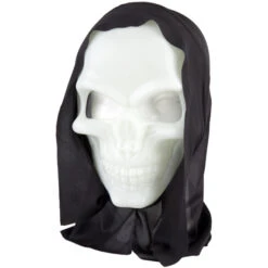 Halloweenmaske - Totenkopf - Glow In The Dark - Für Erwachsene