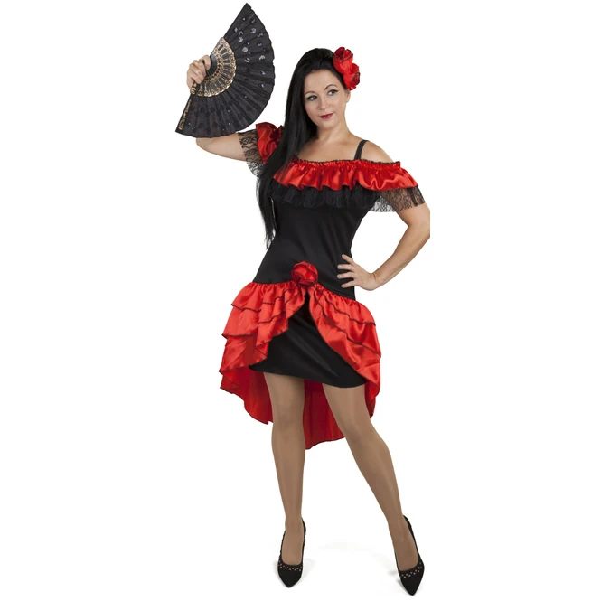 Fächer - Schwarz/gold - 42 X 22,5 Cm 1 Fächer - Schwarz/gold - 42 X 22,5 Cm