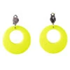 Faschingsschmuck - Ohrringe - Neongelb