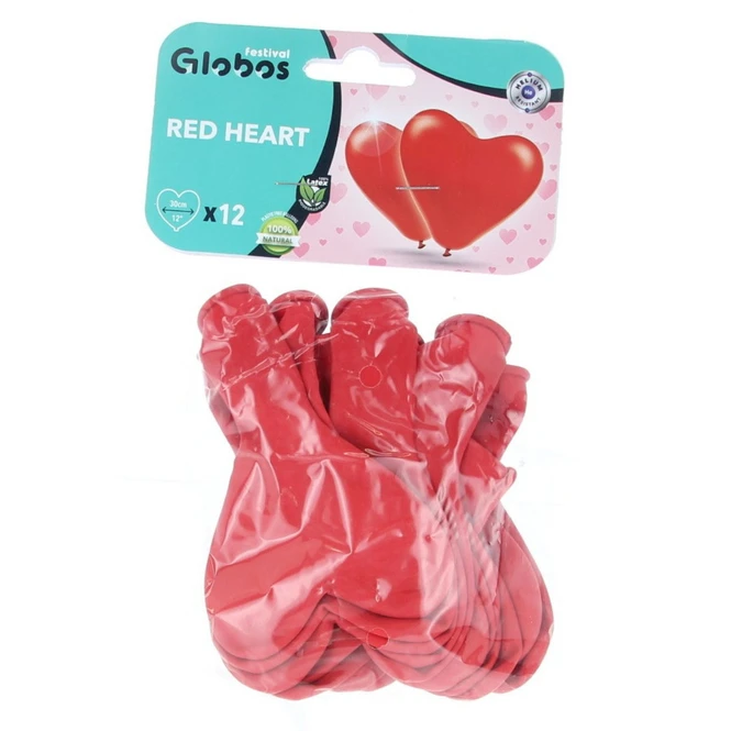 Luftballons - Herz - 12 Stück 1 Luftballons - Herz - 12 Stück