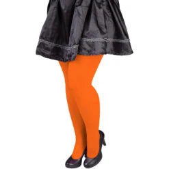 Strumpfhose - Für Erwachsene - Neonorange