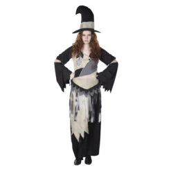 Kostüm - Pentagramm-Hexe - Für Erwachsene - 2-teilig - Verschiedene Größen