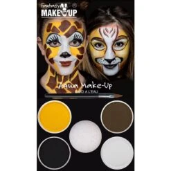 Schminkset - Löwe Und Giraffe - Make-Up Mit Zubehör