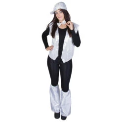 Fliege Mit Pailletten - Für Erwachsene - Silber