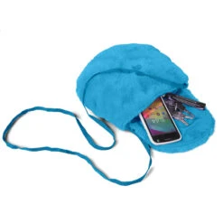 Umhängetasche Aus Plüsch -Party Fest Deutschland Verkaufs-Shop tasche blau