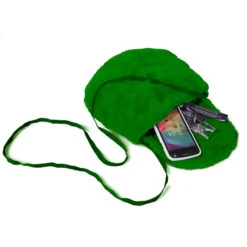 Umhängetasche Aus Plüsch -Party Fest Deutschland Verkaufs-Shop tasche gruen