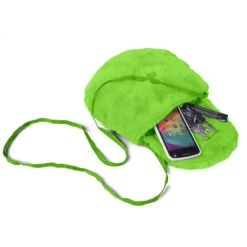 Umhängetasche Aus Plüsch -Party Fest Deutschland Verkaufs-Shop tasche hellgruen