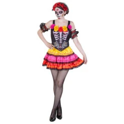 Kostüm - Day Of The Dead - Für Erwachsene - 3-teilig